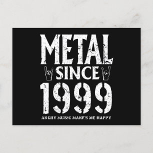 Metal Gift Birthday Vintage 1999 Postcard