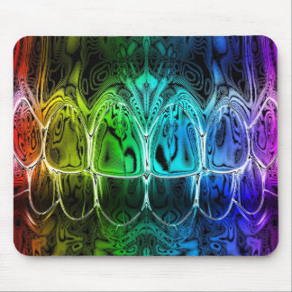 Metal Glow Coloured Teeth Bite Dentist Mousepad