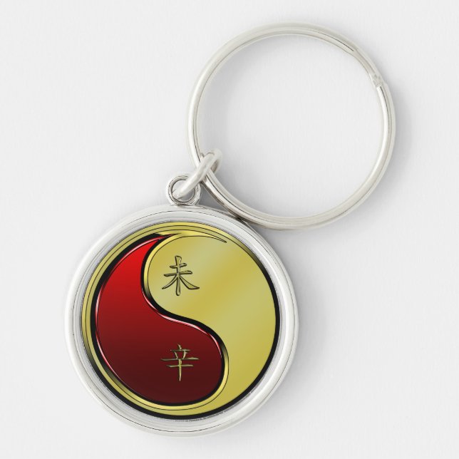 Metal Goat Key Ring (Front)