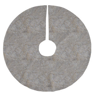 metal gold brass chips brushed polyester tree skirt