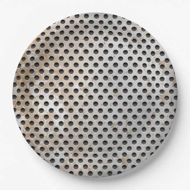METAL GRATE PAPER PLATE (Front)