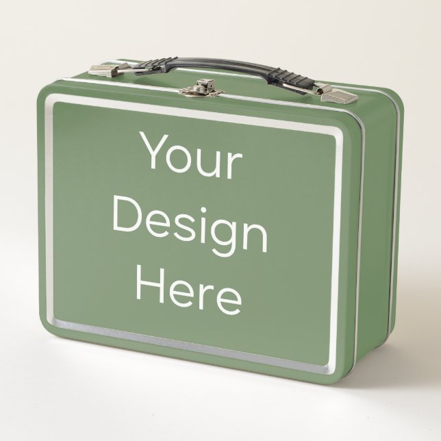 Metal Green Lunchbox (Front)
