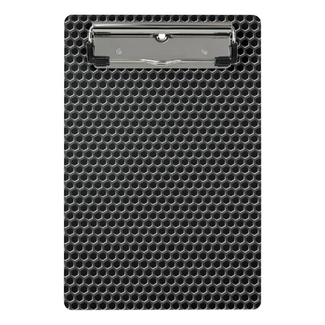Metal grid pattern - background mini clipboard (Front)