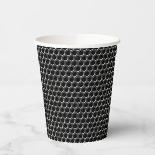 Metal grid pattern - background paper cups