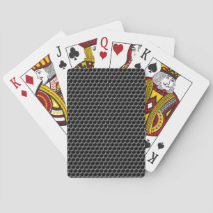 Metal grid pattern - background playing cards