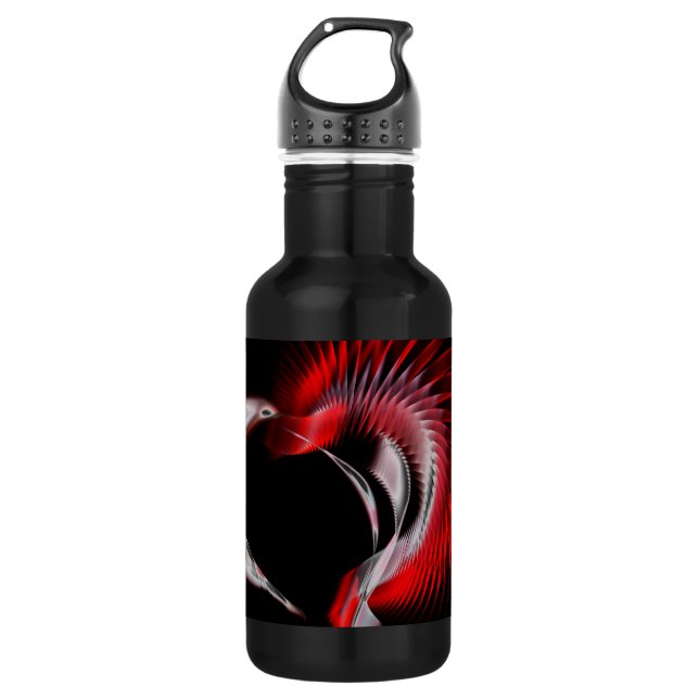 Metal Heart 532 Ml Water Bottle (Front)