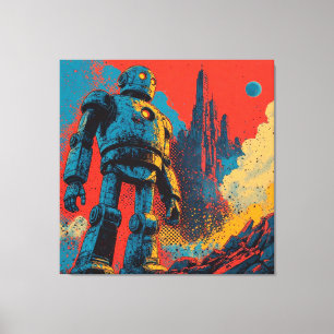 METAL HEART IRON MAN-2 CANVAS PRINT