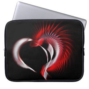 Metal Heart Laptop Sleeve