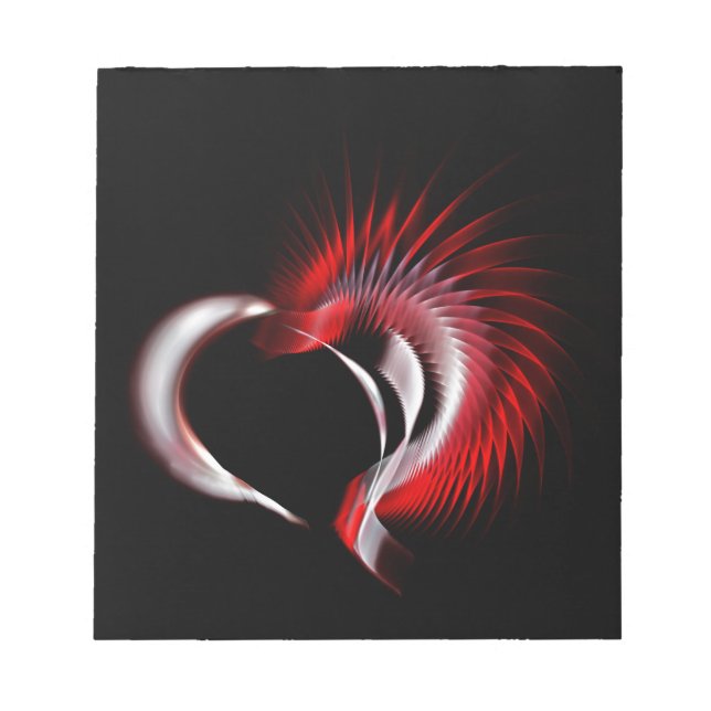 Metal Heart Notepad (Front)