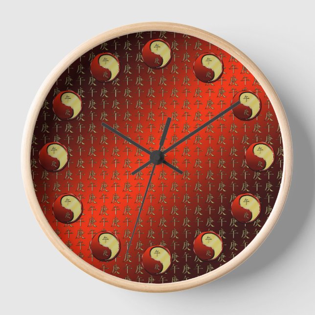 Metal Horse Clock (Front)