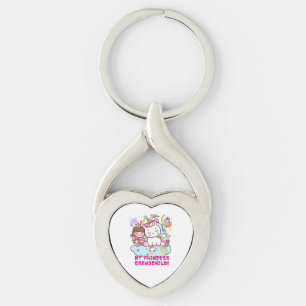 Metal Keychain my princess granddaught