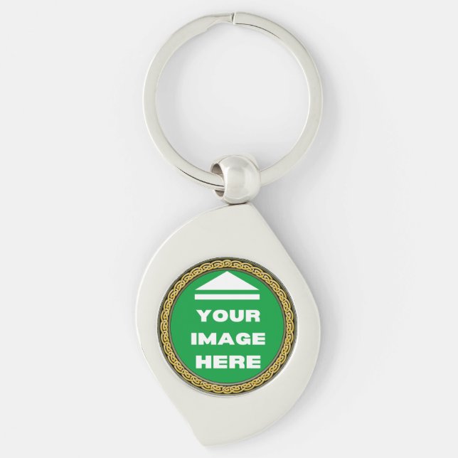 Metal Keychain - Personalised - Add Image / Text (Front)