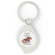Metal Keychain-Racing Hearts and Healing Springs