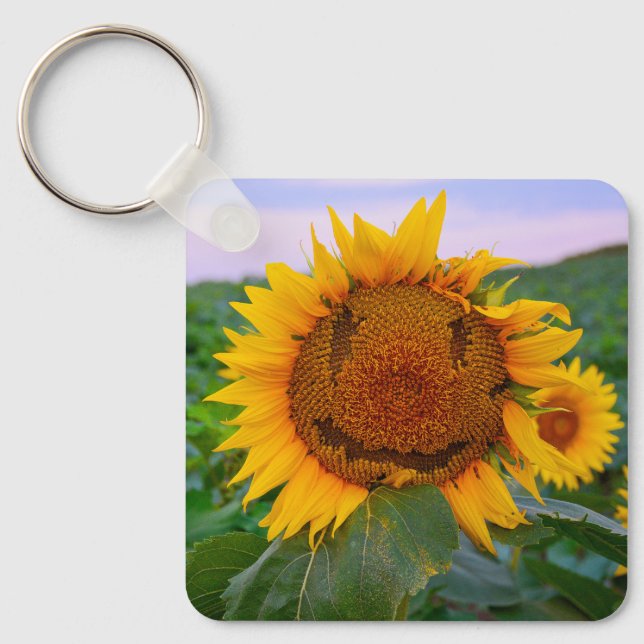 Metal Keychain - Sunflowers (Front)