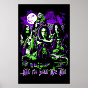 Metal Legends Poster - The Dead Live On!