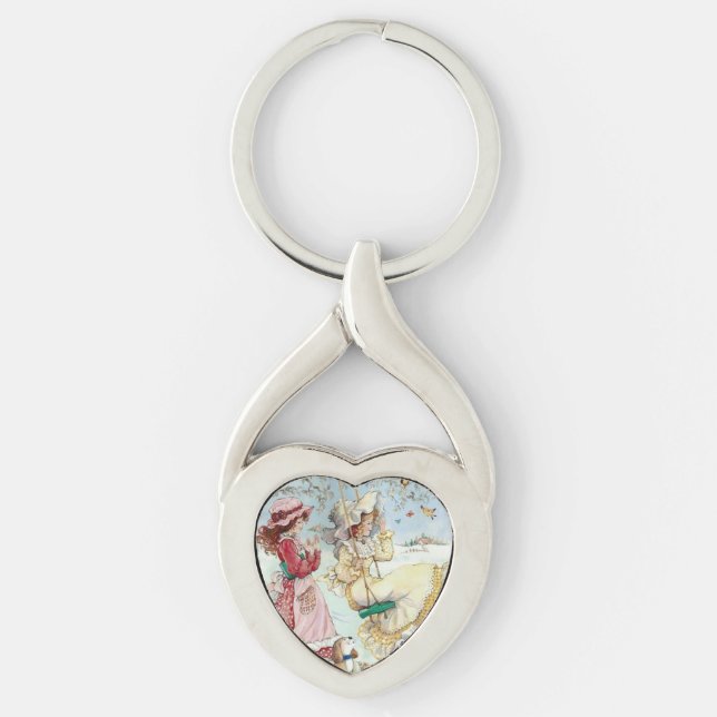 Metal Llavero Sarah Kay Key Ring (Front)