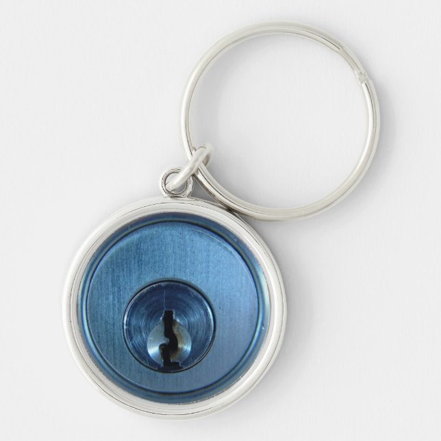 Metal Lock Keychain (Front)