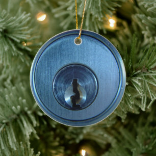 Metal Lock Ornament