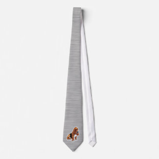 Metal look; Basset Hound Tie