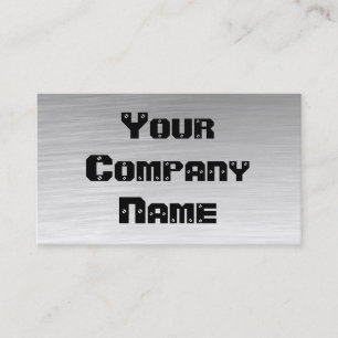 Metal Look Business Cards