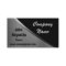 Metal Look Curve Business Cards