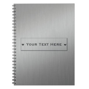 Metal Look custom notebook