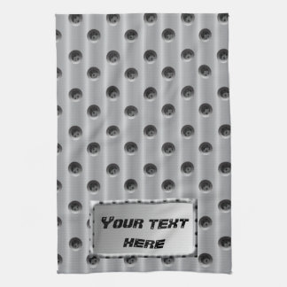 Metal-Look Tea Towel