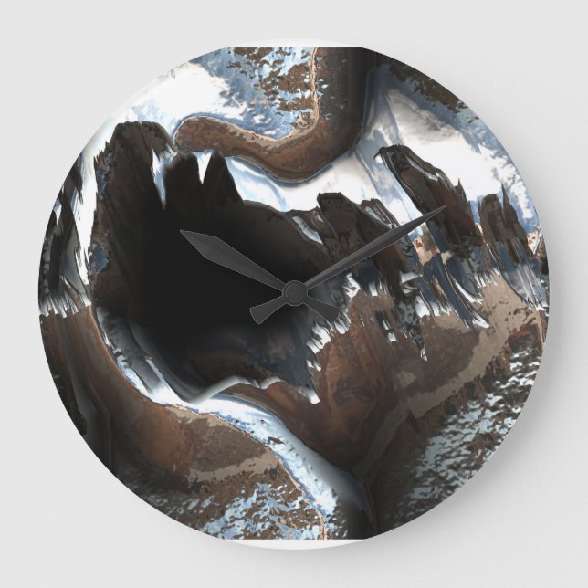 Metal Love Damaged 1 Clock (Front)