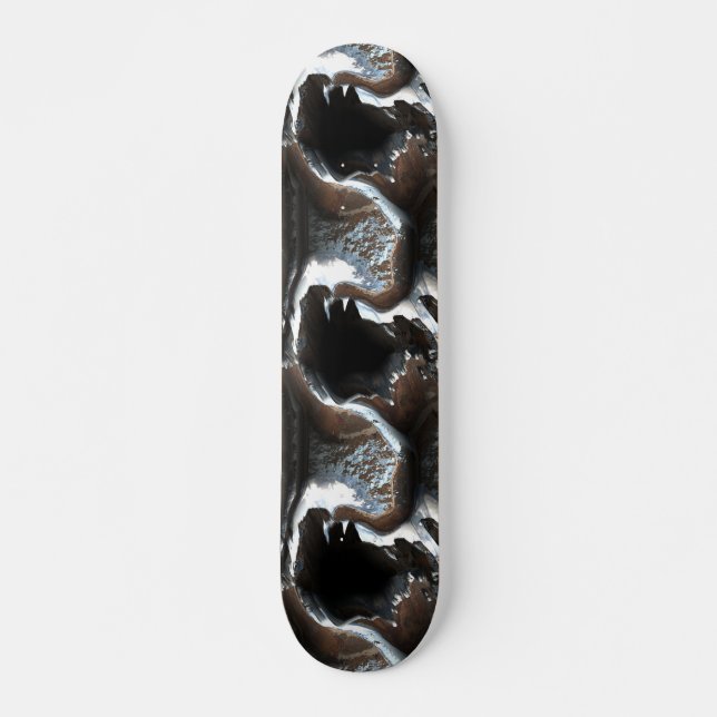 Metal Love Damaged 1 Skateboard (Front)
