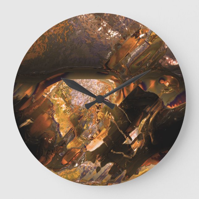 Metal Love Damaged 2  Clock (Front)