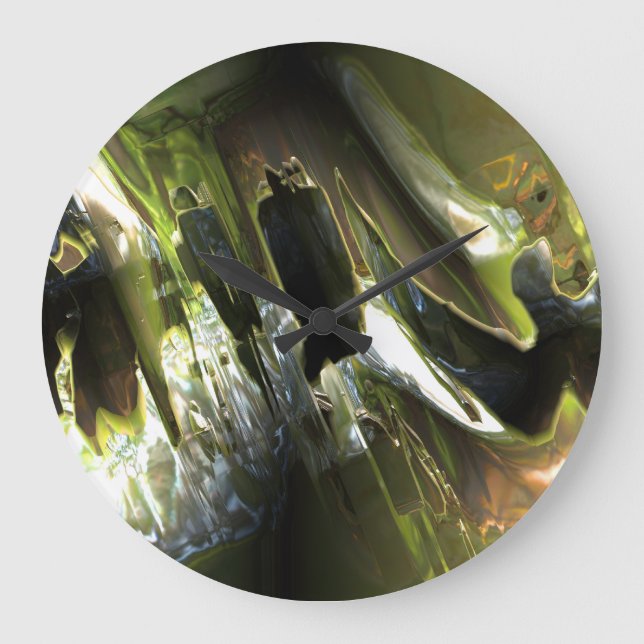 Metal Love Damaged 3 Clock (Front)