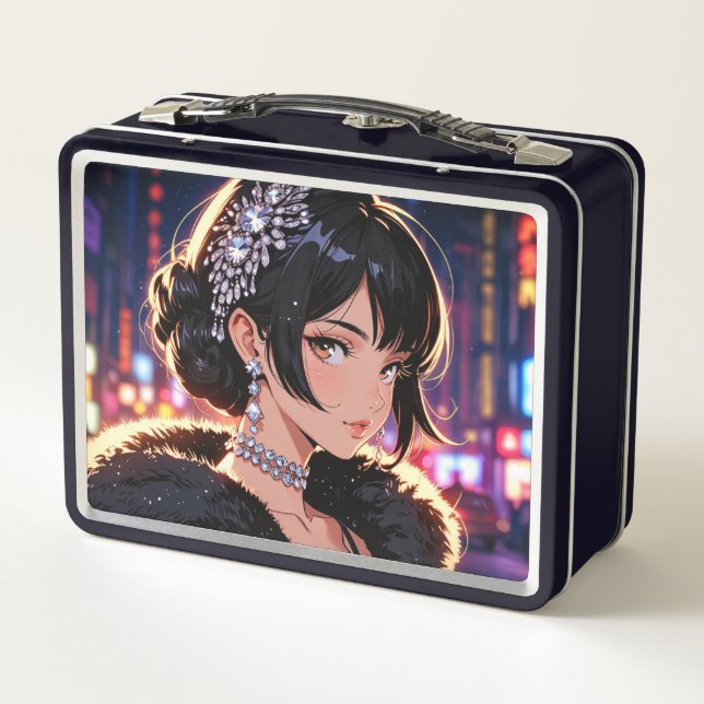 Metal Lunchbox/cosmetics box  (Back)