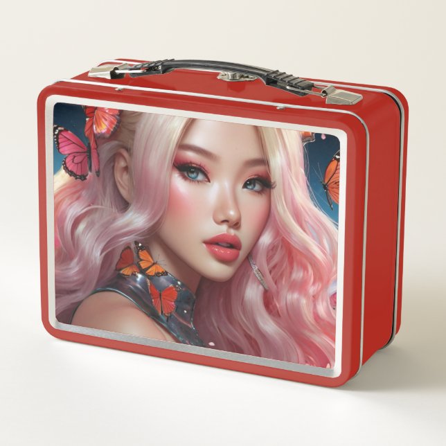 Metal Lunchbox/cosmetics box  (Back)