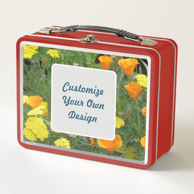 Metal Lunchbox Customisable Design  (Front)