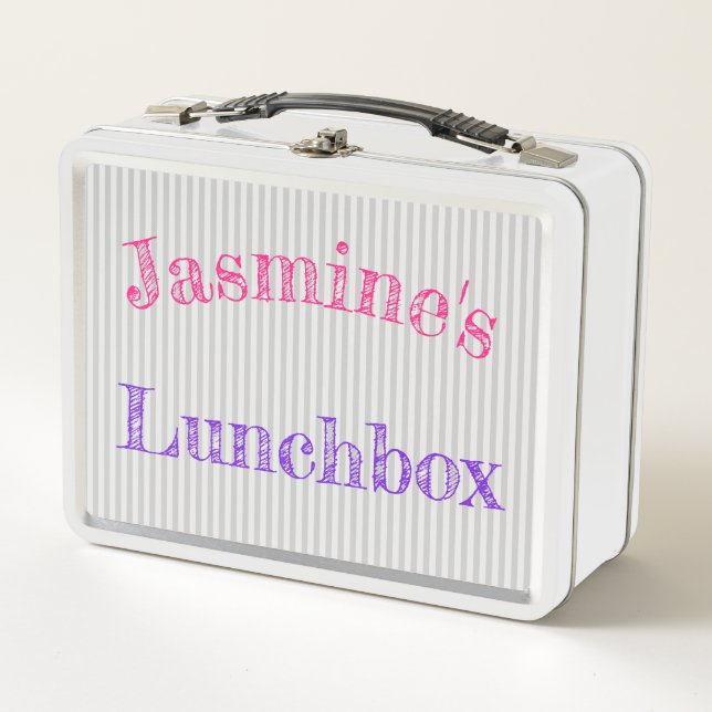 Metal Lunchbox - Personalised (Front)