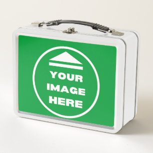 Metal Lunchbox- Personalised - Add Image / Text Lunch Box