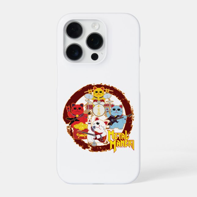 Metal Maneki iPhone Case (Back)