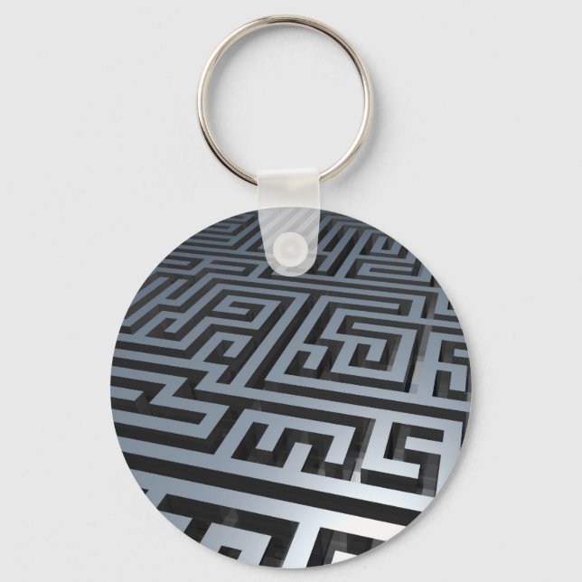 Metal Maze Key Ring (Front)