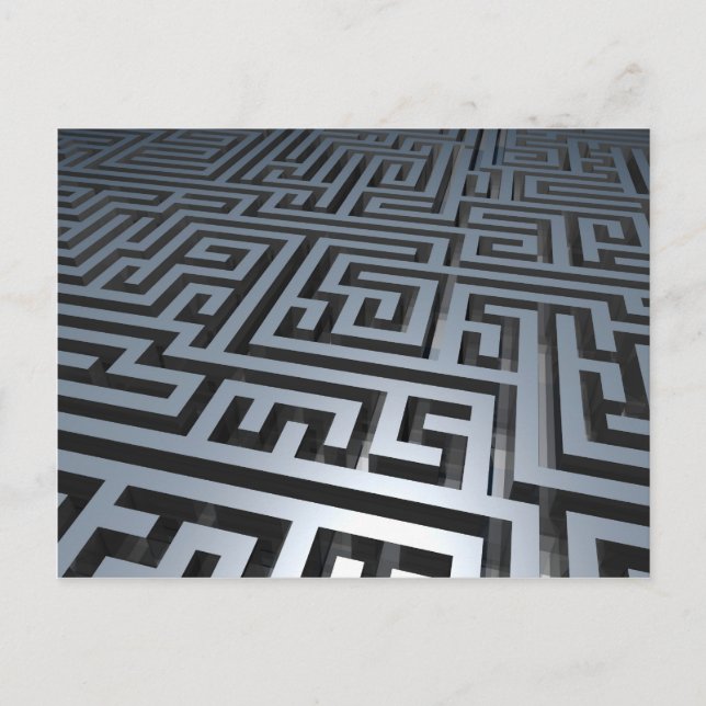 Metal Maze Postcard (Front)