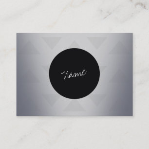 Metal Minimalist Elegant Business Card