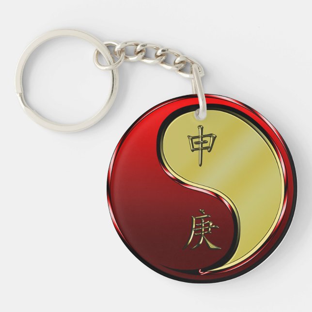 Metal Monkey Key Ring (Front)