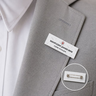 Metal Nameplates. Laser Engraved. Same Day! Name Tag