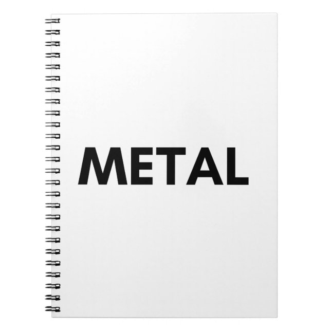 metal notebook (Front)