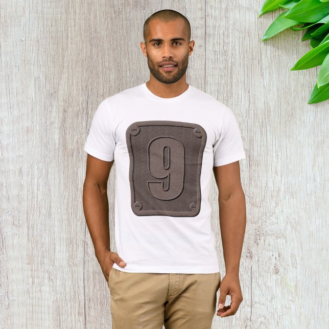 Metal Number Nine Mens T-Shirt (Creator Uploaded)
