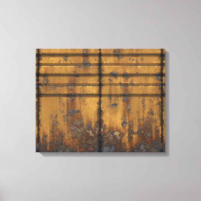 Metal Panels 1 Wrapped Canvas (Front)
