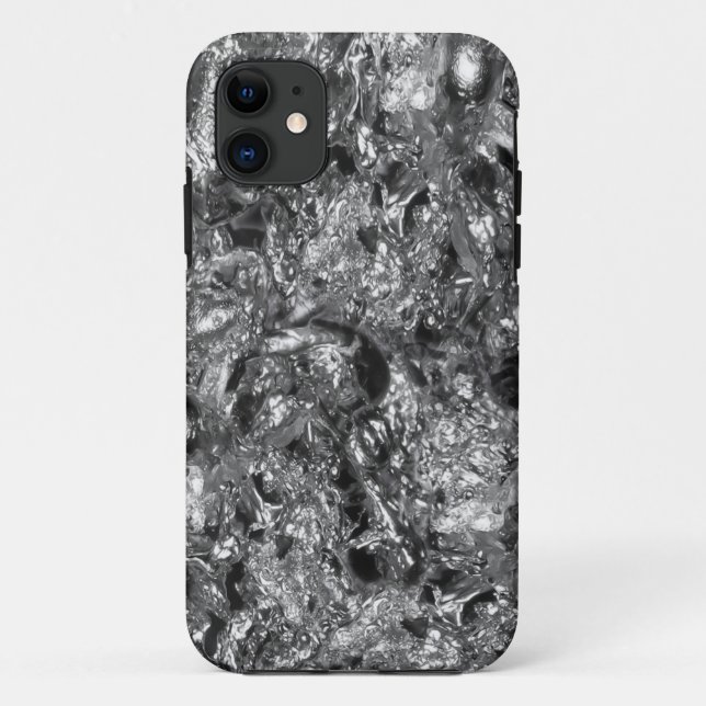 metal pattern design - silver Case-Mate iPhone case (Back)