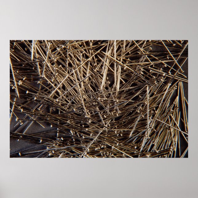 Metal pin background poster (Front)