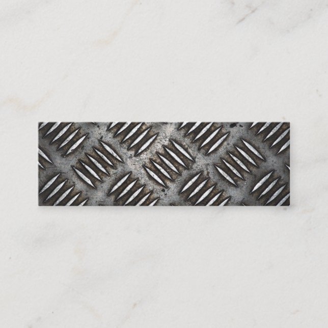 Metal Plate bookmark business card (Front)