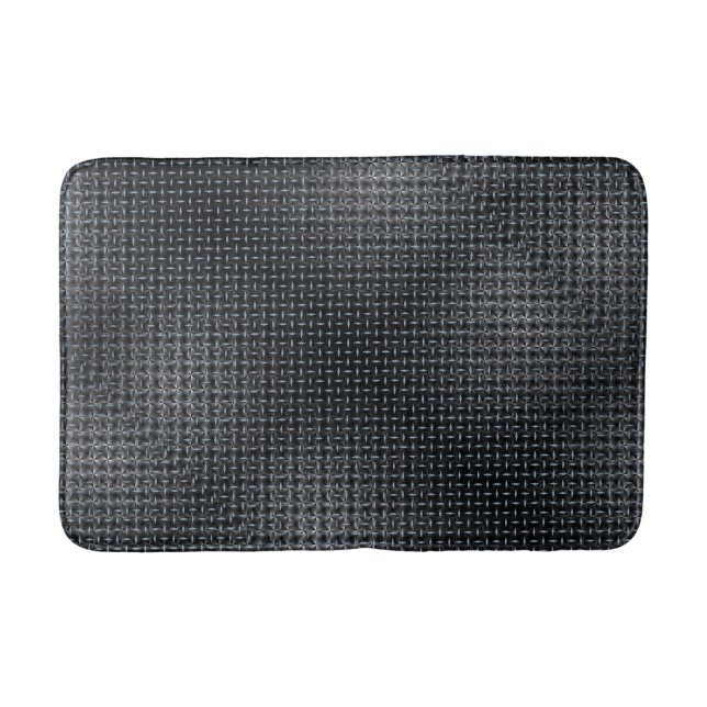 Metal Plate pattern 02 Bath Mat (Front)
