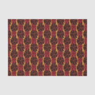 Metal Poinsettia Flowers-19-Red-Gold-TISSUE WRAP Tissue Paper